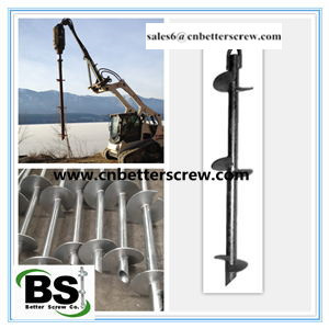 Construction Steel Round lead helical screw anchors