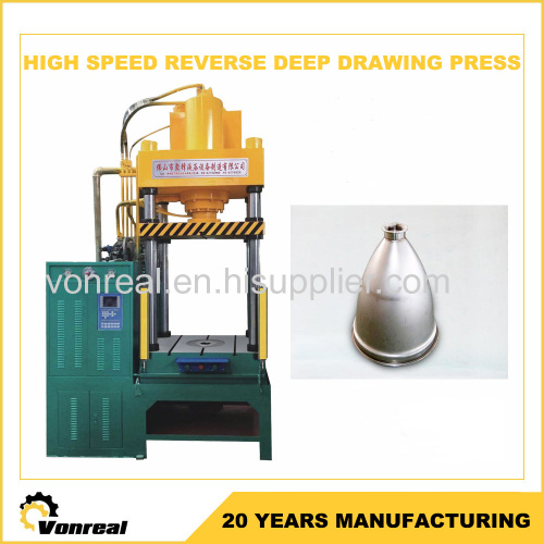 high speed reverse deep drawing hydraulic press for sheet metal