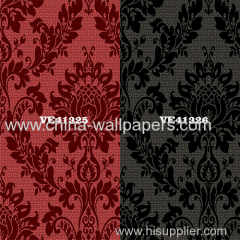 FLOCKING WALL COVERING WALLPAPER