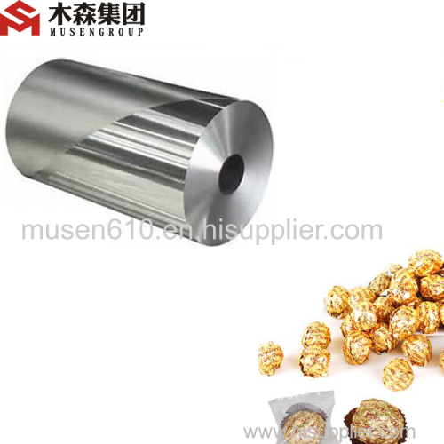 Color coated aluminum foil roll type aluminum foil for aluminum foil chocolate wrapping