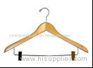 Deluxe Suit Hangers with Metal Bar and Padded Clips