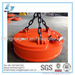 circular DC lifting electromagnet