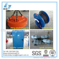 Circular Type DC Lifting Electromagnet for Lifting Ingots