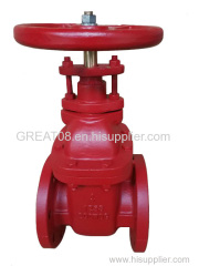 ANSI metal gate valve NRS