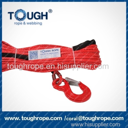 TOUGH ROPE 12v synthetic small hand winch cable SUV all-terrain vehicle rope