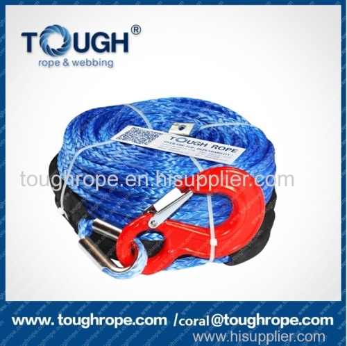 uhmwpe synthetic mooring line tow rope pulling cable bowrope soft shackle