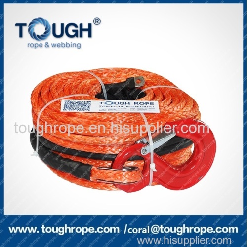 uhmwpe synthetic mooring line tow rope pulling cable bowrope soft shackle