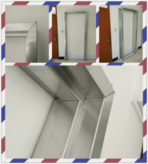 Door Frame for Australia construction market in Galv metal with lock and hinge