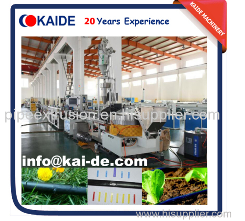 Inline Flat Drip Irrigation Pipe Making Machine