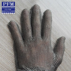 food grade stainless steel mesh glove