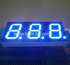 3 digit 0.8" blue; triple digit 0.8inch;blue led display; blue 7 segment