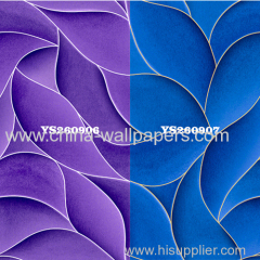 PVC WALLPAPER WITH POPULAR COLOR