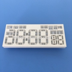 Customized ultra bright white 7 segment led display common cathode for Sound