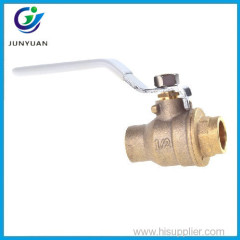 Lockable full flow flat lever best quality brass ball valve handles