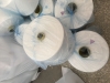 100% spun polyester semi-dull raw white yarn