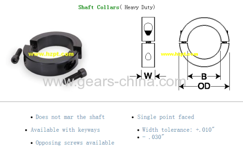 Shaft Collars with double splits (H)(Inch Series-SCH-70)