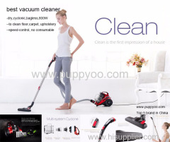 Puppyoo Cylinder Vacuum Cleaner -- 2.5L Vac with Powerful Suction