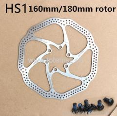 BB5 BB7 bicycle disc brake rotor HS1 160/180mm mountain bike brake pads disc