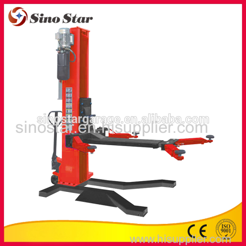 Single post car lift/ moible one car hoist /car lifting system