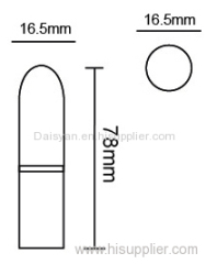 Popular colorful custom aluminium lipstick tube