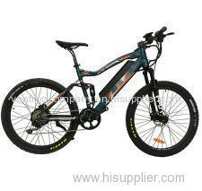 27.5 MTB full suspention 36v350w hidden battery electric bicycle