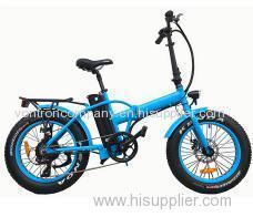 20*4.0 folding mountain 48v500w bafang electric fat bike