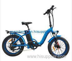 20*4.0 folding lady 48v500w samsung fat tire electric bike