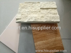Exterior and Interior A1 fireproof plant fiber UV Mgo board marble/wood design