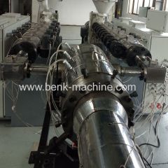 PE double wall corrugated pipe machine