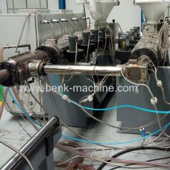 PE double wall corrugated pipe machine