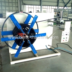 hdpe single wall corrugated pipe making machine