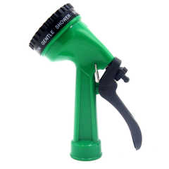 Plastic 4 way garden hose nozzle