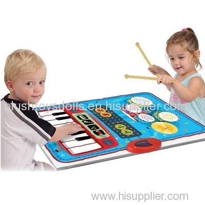 Mini 2 in 1 Music Jam Mat 70 x 45 cm