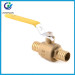 PTFE Seats 400 PSIWOG Full Port 3/8"-1'' pex connection brass ball valve price