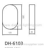 Aluminium outdoor wall lamp DH6103