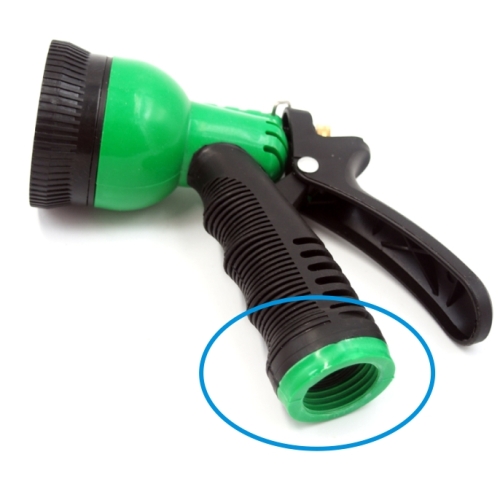 Plastic 6-pattern garden spray nozzle