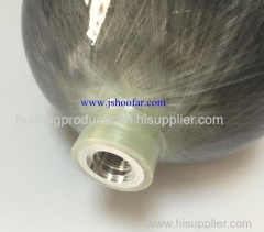 Fully wrapped carbon fiber gas cylinder for hunting equipment or fill PCP air gun