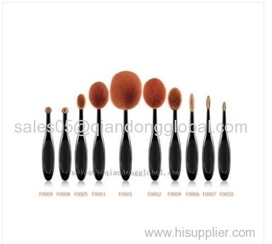 High Quality 10pcs Cosmetic Brushes