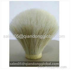 Natural White Horse Hair Shaving Brush Knot