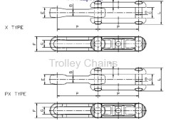trolley chains manufacturer in china
