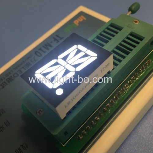 Ultra blue 0.8 16 segment led display common anode for process control 