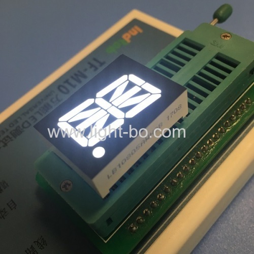 Ultra blue 0.8  16 segment led display common anode for process control 