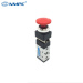 5 way pneumatic mechanical lockable valve