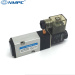 air plated electric actuator valve