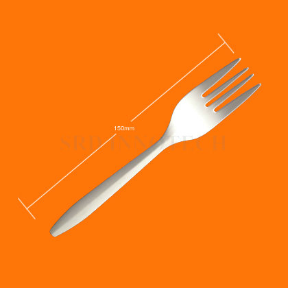150mm High Quality Cornstarch Disposable 100% Biodegradable Cutlery Fork
