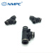 pneumatic air tee type connector hose fittings