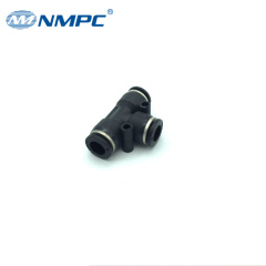 pneumatic air tee type connector hose fittings