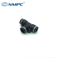 pneumatic air tee type connector hose fittings