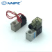 2 ways 0.35mm orifice aluminum body solenoid pneumatic air valves