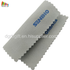 Custom logo printed microfiber gun/silver/jewelry/floor/germany/sunglasses cleaning cloth in roll